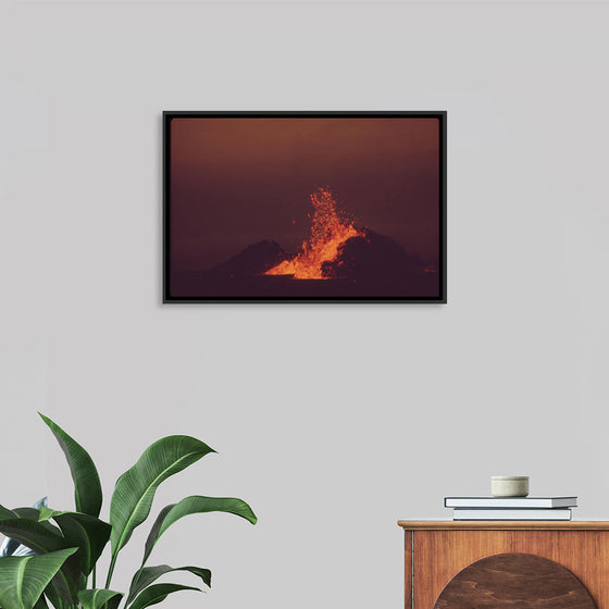 "Volcanic Mauna Ulu in Eruption"