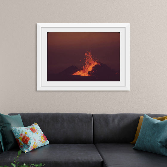 "Volcanic Mauna Ulu in Eruption"