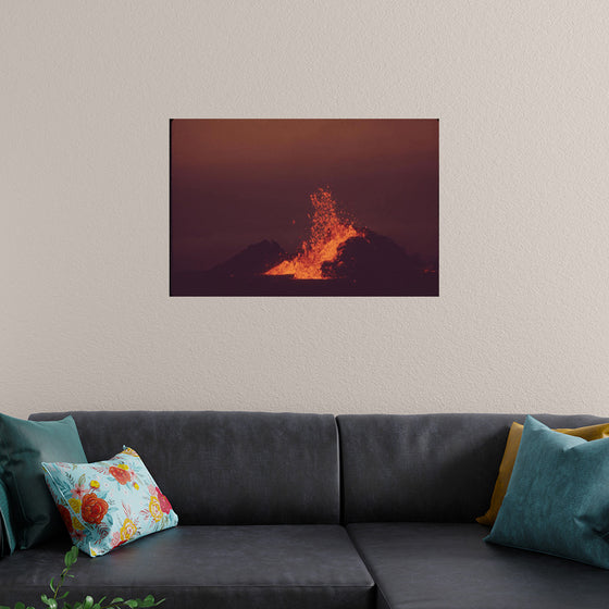 "Volcanic Mauna Ulu in Eruption"