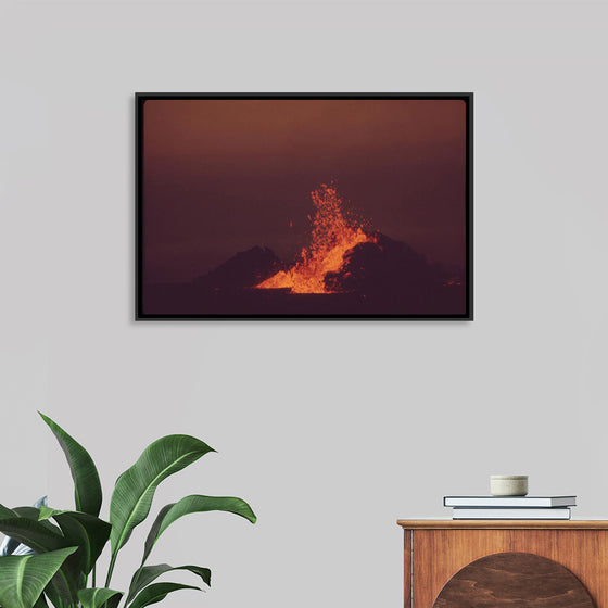 "Volcanic Mauna Ulu in Eruption"