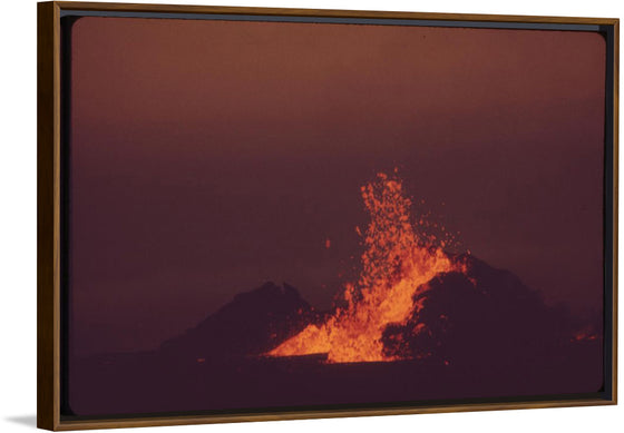 "Volcanic Mauna Ulu in Eruption"