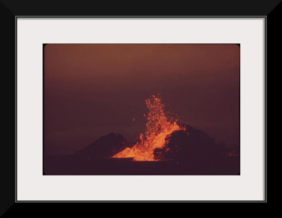 "Volcanic Mauna Ulu in Eruption"