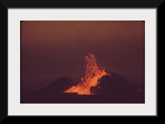 "Volcanic Mauna Ulu in Eruption"