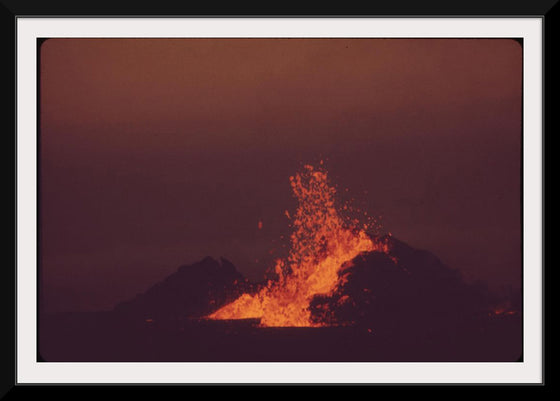 "Volcanic Mauna Ulu in Eruption"