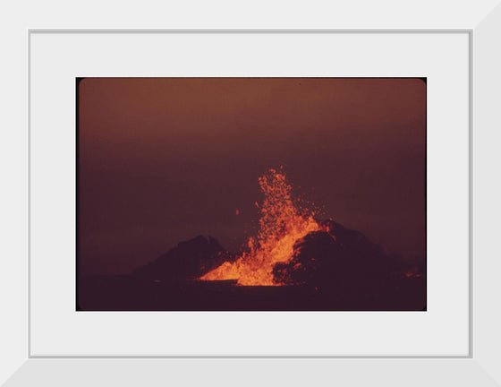 "Volcanic Mauna Ulu in Eruption"