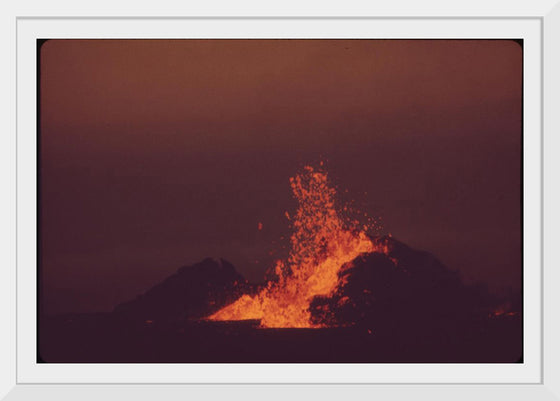 "Volcanic Mauna Ulu in Eruption"