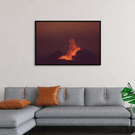 "Volcanic Mauna Ulu in Eruption"