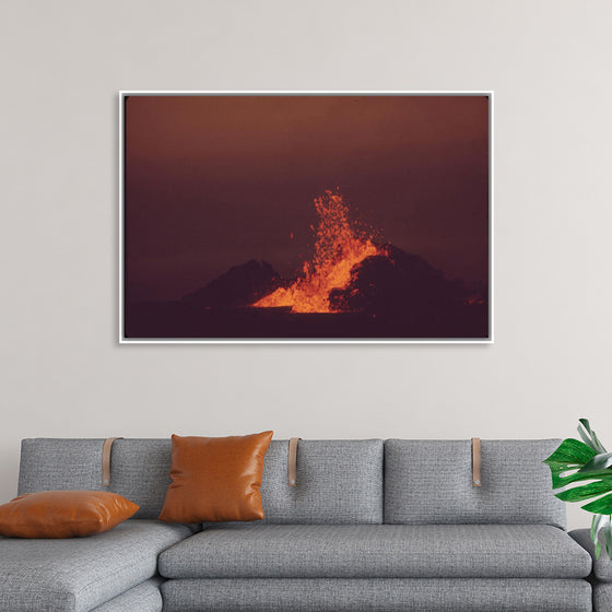 "Volcanic Mauna Ulu in Eruption"