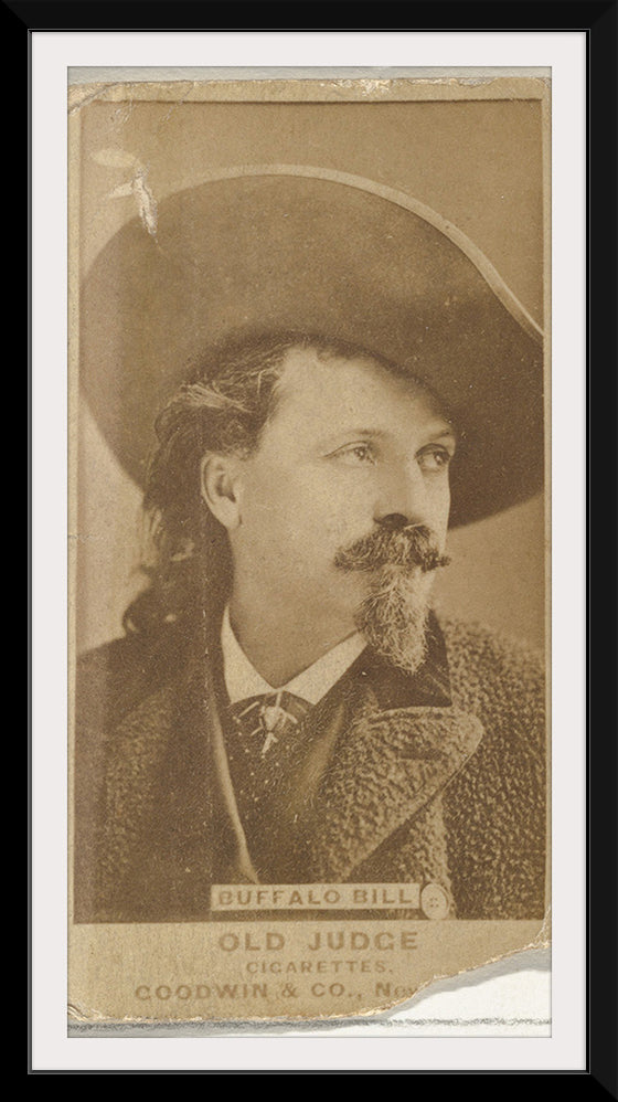 "Buffalo Bill, From the Celebrities and Prizefighters Series (N174) for Old Judge Cigarettes"