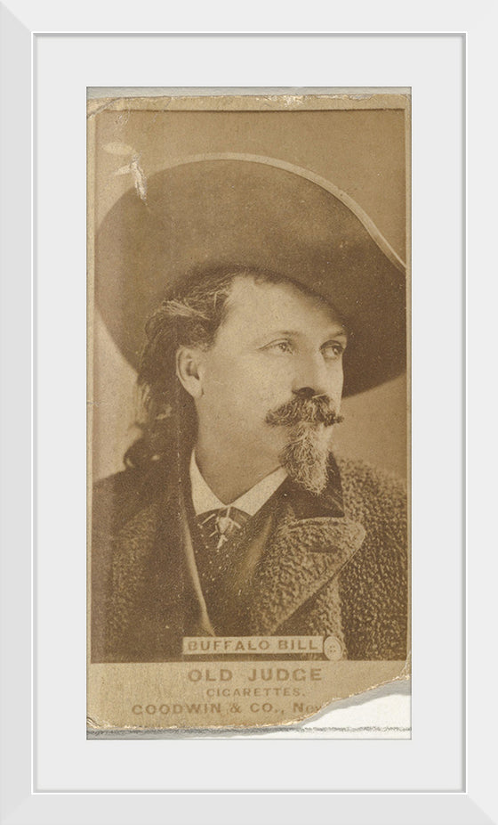 "Buffalo Bill, From the Celebrities and Prizefighters Series (N174) for Old Judge Cigarettes"