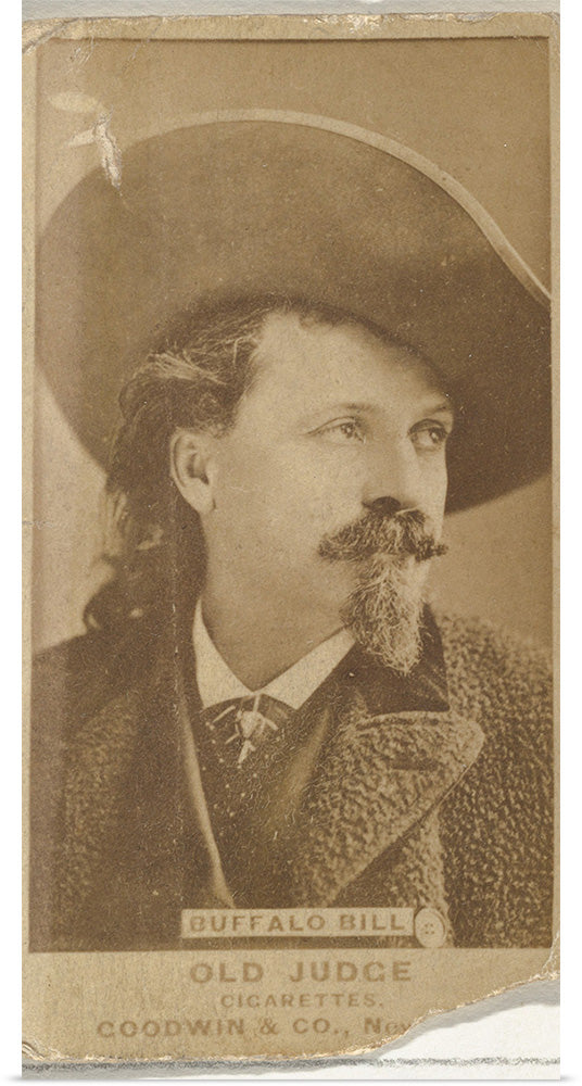 "Buffalo Bill, From the Celebrities and Prizefighters Series (N174) for Old Judge Cigarettes"