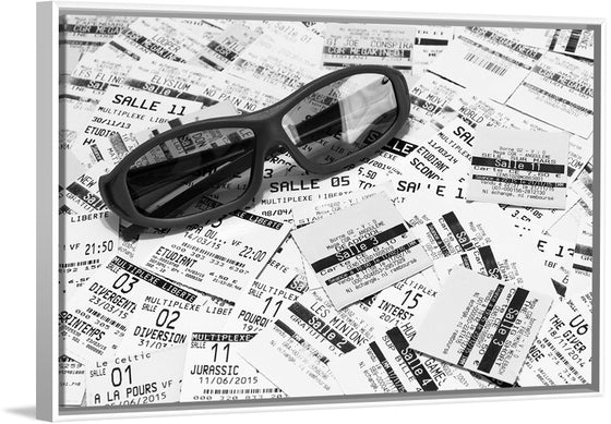 "Ticket Stubs and 3D glasses"