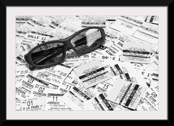 "Ticket Stubs and 3D glasses"