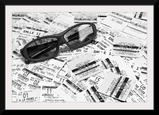 "Ticket Stubs and 3D glasses"