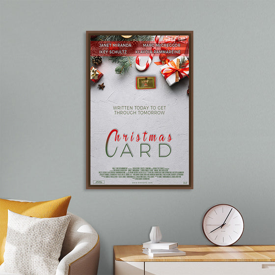 "Christmas Card Movie Poster"