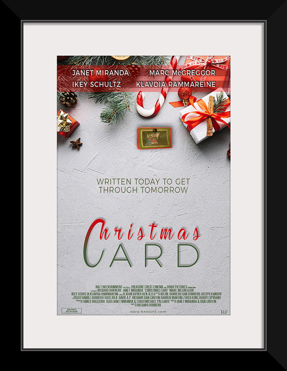 "Christmas Card Movie Poster"