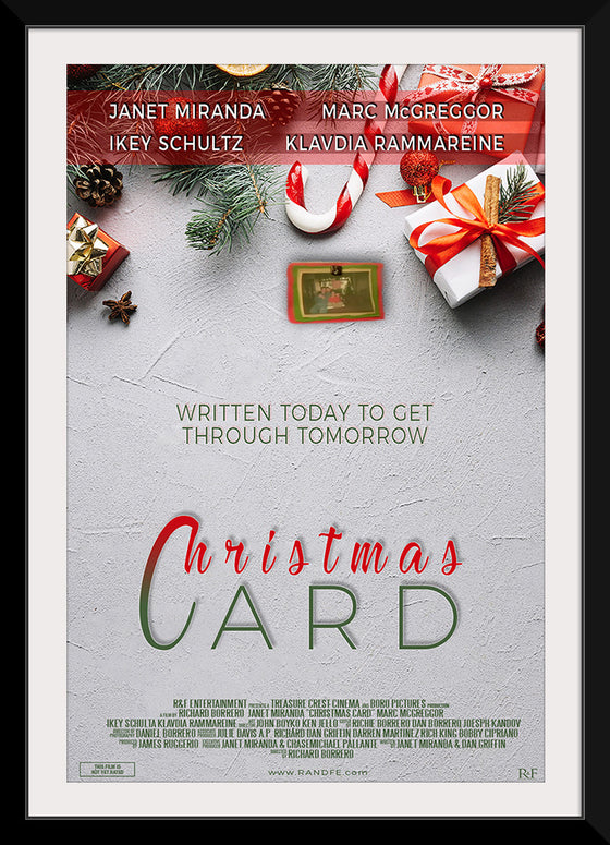 "Christmas Card Movie Poster"