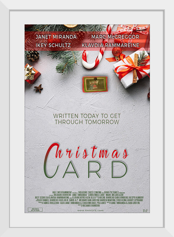 "Christmas Card Movie Poster"