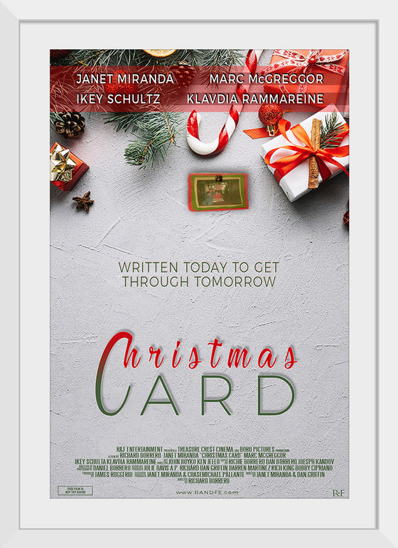 "Christmas Card Movie Poster"