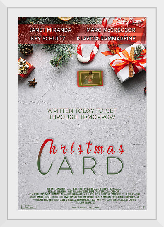 "Christmas Card Movie Poster"