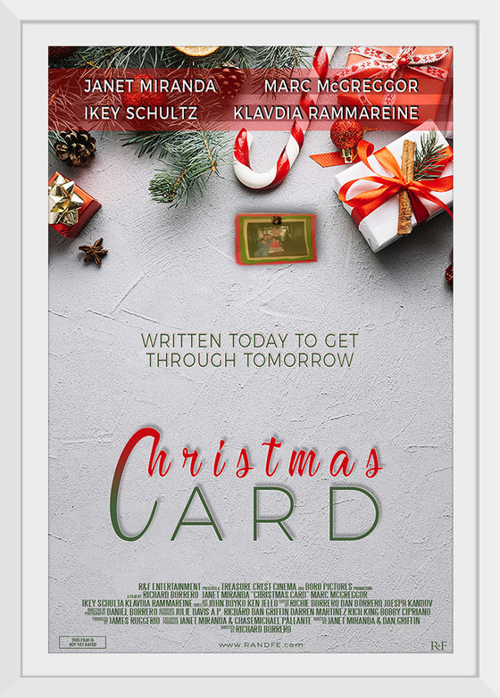 "Christmas Card Movie Poster"