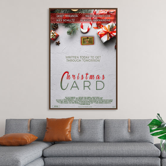 "Christmas Card Movie Poster"