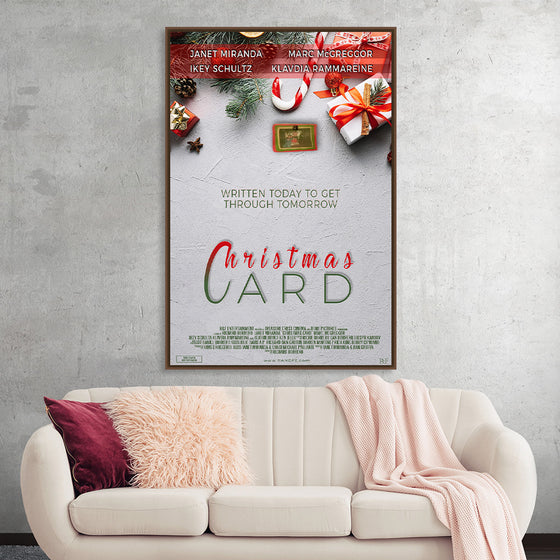 "Christmas Card Movie Poster"