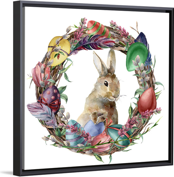 "Easter Bunny Wreath", Linnaea Mallette