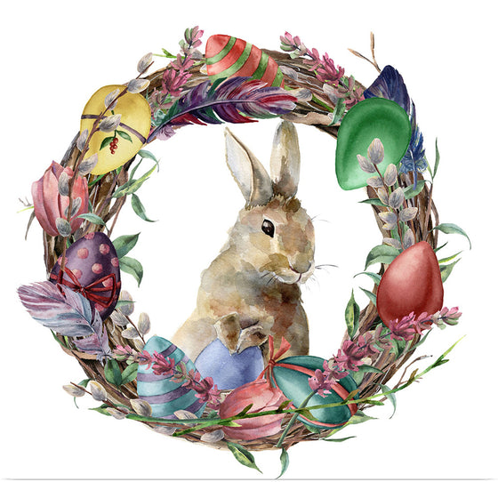 "Easter Bunny Wreath", Linnaea Mallette