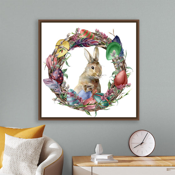 "Easter Bunny Wreath", Linnaea Mallette