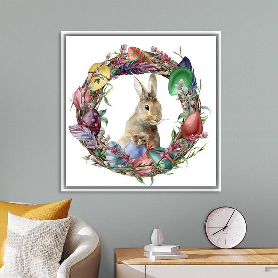 "Easter Bunny Wreath", Linnaea Mallette