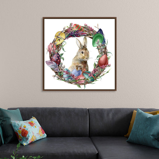 "Easter Bunny Wreath", Linnaea Mallette