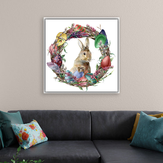 "Easter Bunny Wreath", Linnaea Mallette