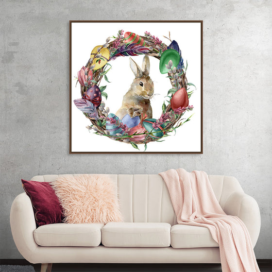 "Easter Bunny Wreath", Linnaea Mallette