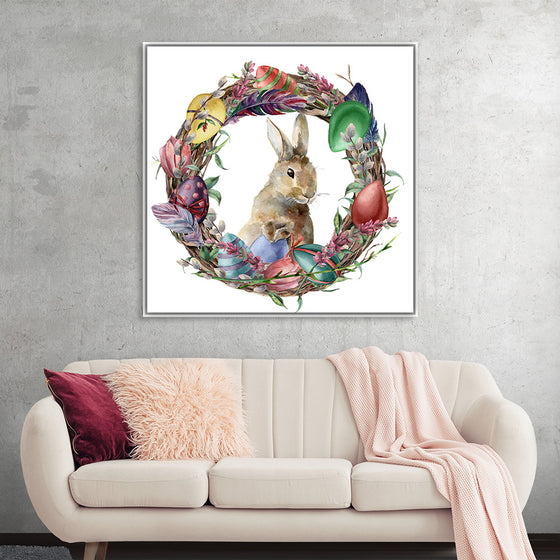 "Easter Bunny Wreath", Linnaea Mallette