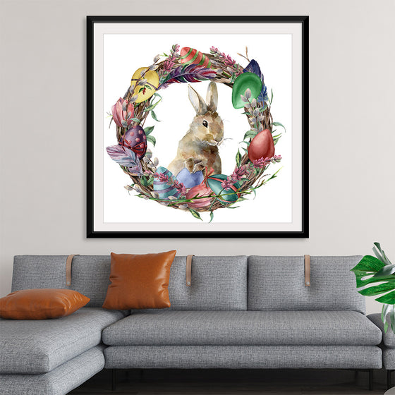 "Easter Bunny Wreath", Linnaea Mallette