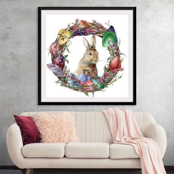 "Easter Bunny Wreath", Linnaea Mallette