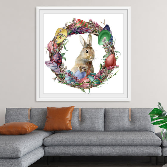 "Easter Bunny Wreath", Linnaea Mallette