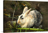 Step into the enchanting world of “Bunny Rabbit,” a captivating print that brings the serene beauty of nature into your space. This exquisite piece captures a tender moment of a bunny, its fur painted with earthy tones, as it nestles amidst the tranquility of its natural habitat. The meticulous detail and rich colors breathe life into this artwork, making it a timeless addition to any collection.