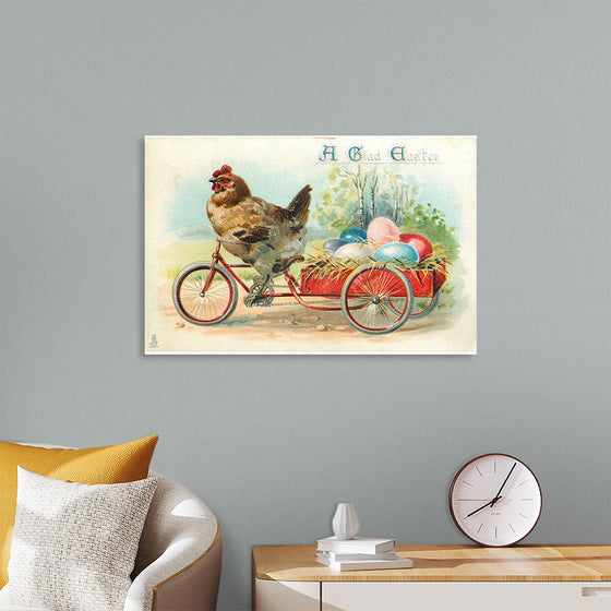 "Chicken Riding a Bicycle"