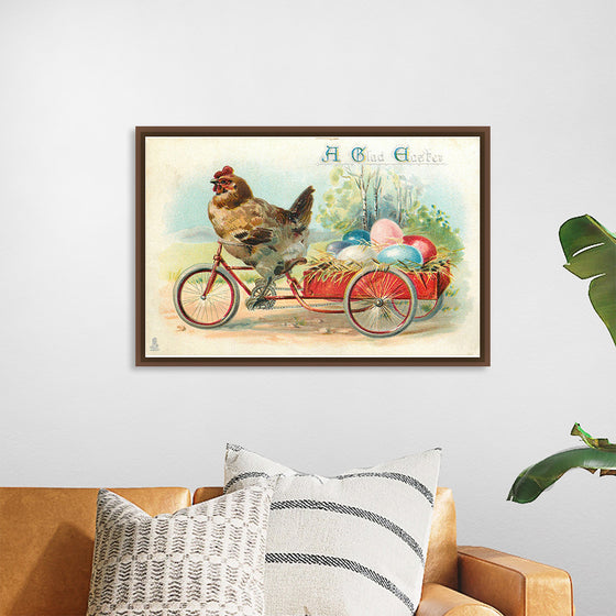 "Chicken Riding a Bicycle"