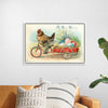 "Chicken Riding a Bicycle"