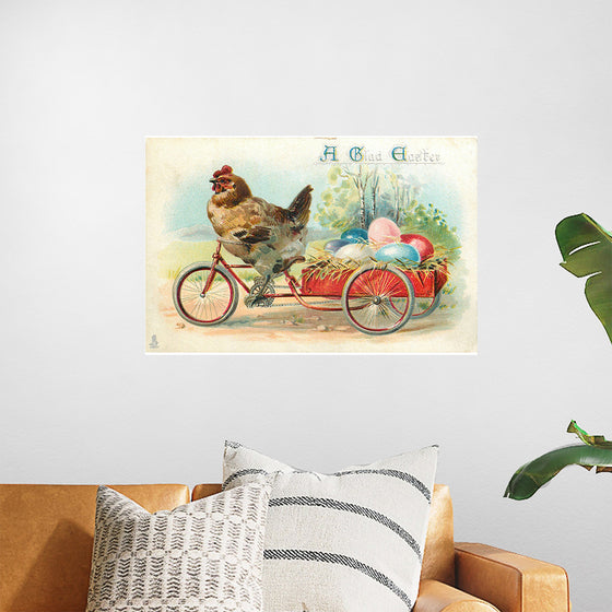 "Chicken Riding a Bicycle"