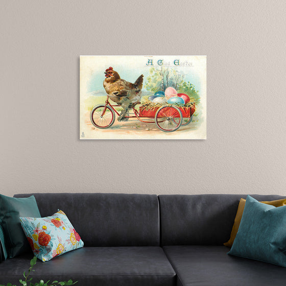 "Chicken Riding a Bicycle"