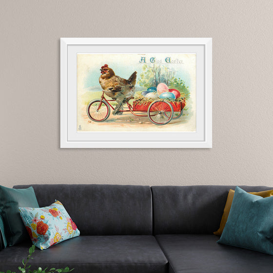 "Chicken Riding a Bicycle"