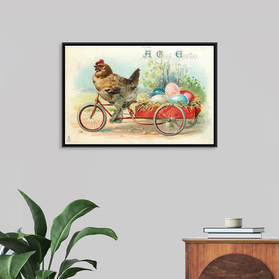 "Chicken Riding a Bicycle"