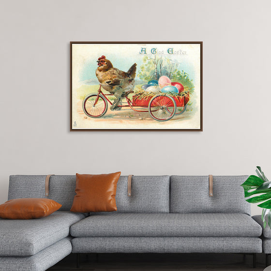 "Chicken Riding a Bicycle"