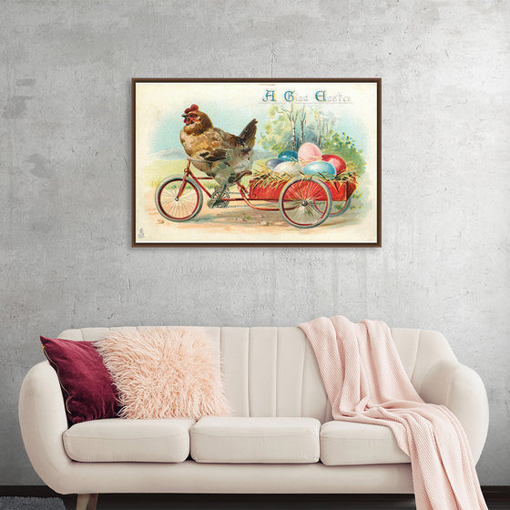 "Chicken Riding a Bicycle"