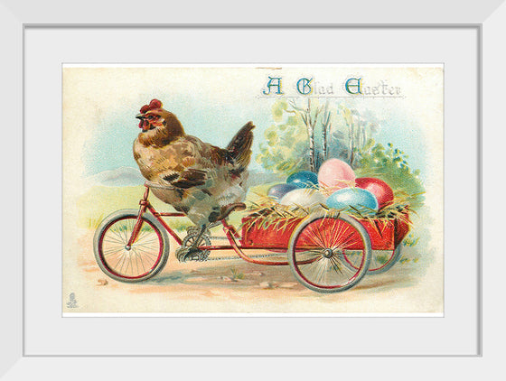 "Chicken Riding a Bicycle"