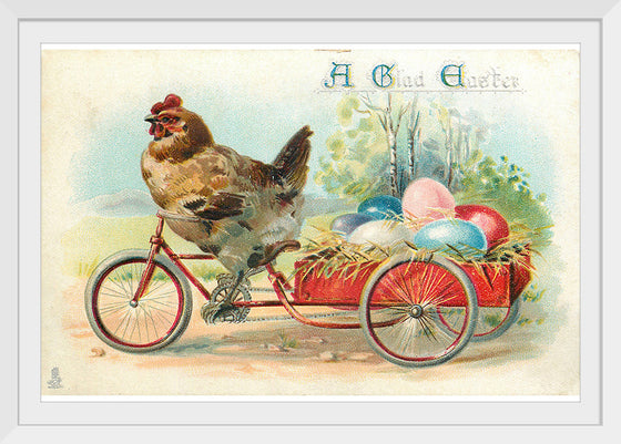 "Chicken Riding a Bicycle"